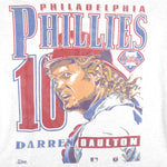MLB - Philadelphia Phillies, Arren Daulton T-Shirt 1993 X-Large Vintage Retro Baseball