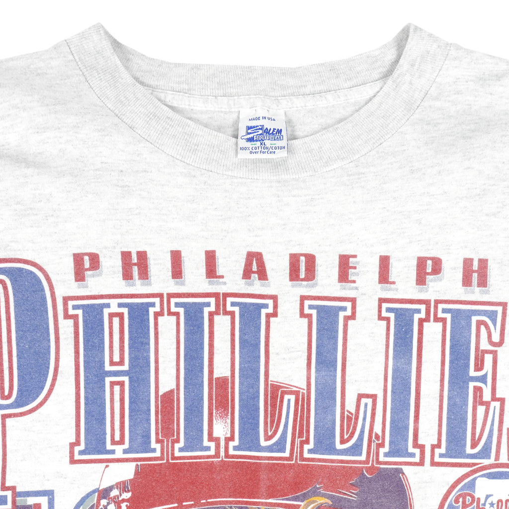 MLB - Philadelphia Phillies, Arren Daulton T-Shirt 1993 X-Large Vintage Retro Baseball