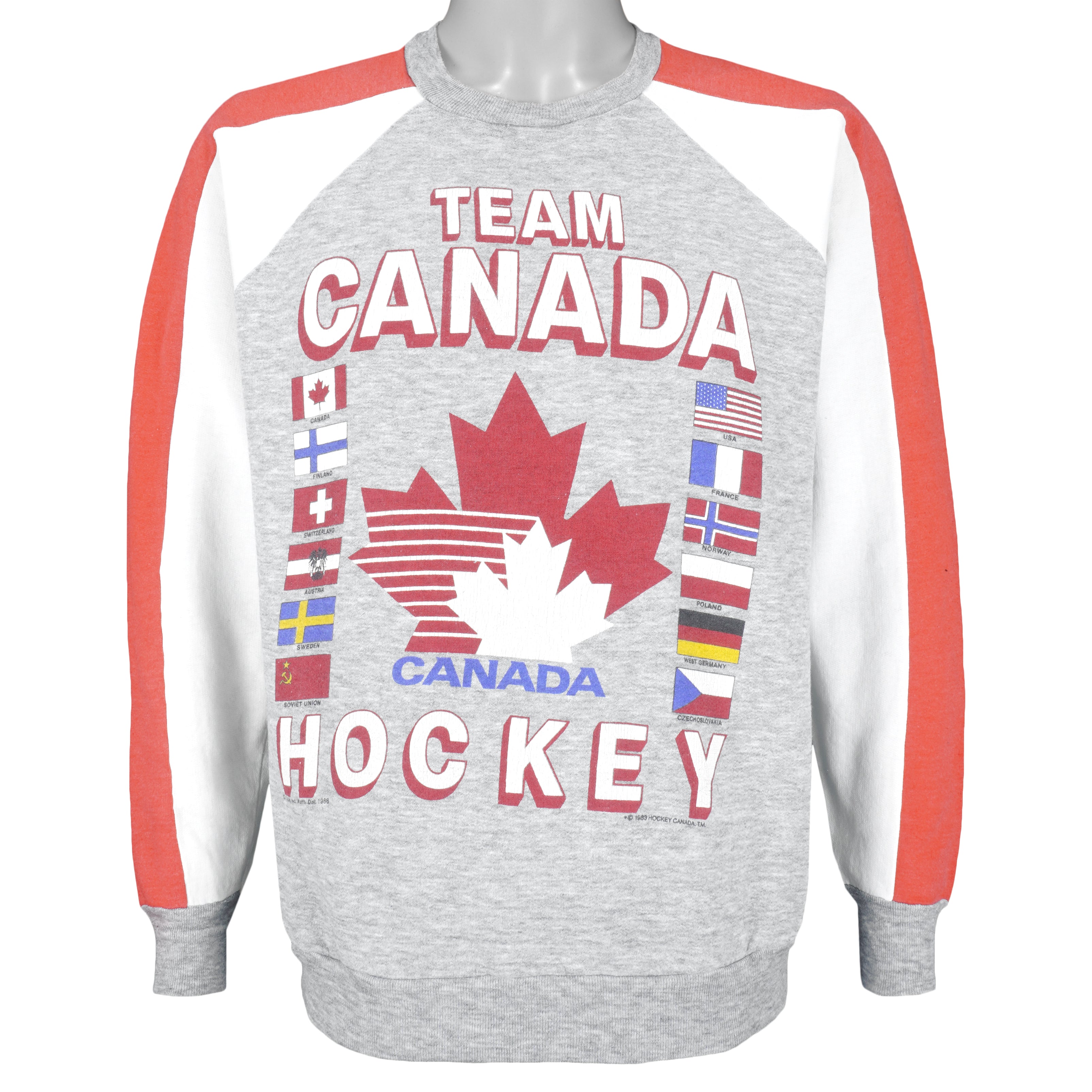 Vintage 80's Official Team Canada Olympic Hockey Team 