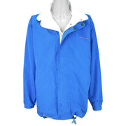 Nautica - White & Blue Zip-Up Reversible Jacket 1990s X-Large Vintage Retro