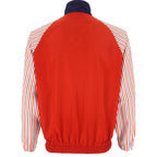 Lacoste - Red Striped Arms Zip-Up Jacket Large Vintage Retro