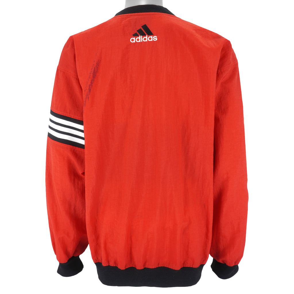 Adidas - Nebraska Cornhuskers Windbreaker 1990s X-Large Vintage Retro College Football