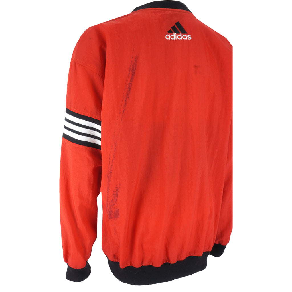 Adidas - Nebraska Cornhuskers Windbreaker 1990s X-Large Vintage Retro College Football