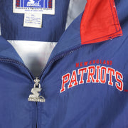 Starter - New England Patriots Zip-Up Windbreaker 1990s X-Large Vintage Retro Football