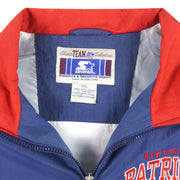Starter - New England Patriots Zip-Up Windbreaker 1990s X-Large Vintage Retro Football