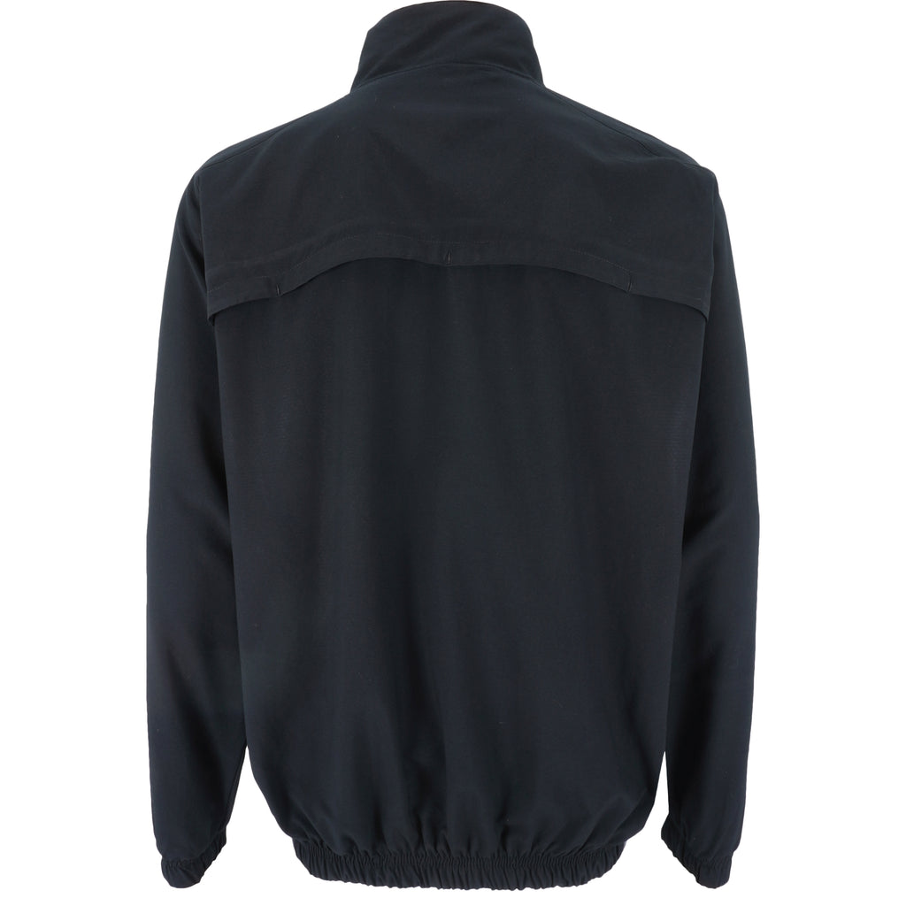 Nike - Black Embroidered Zip-Up Jacket 2000s XX-Large Vintage Retro