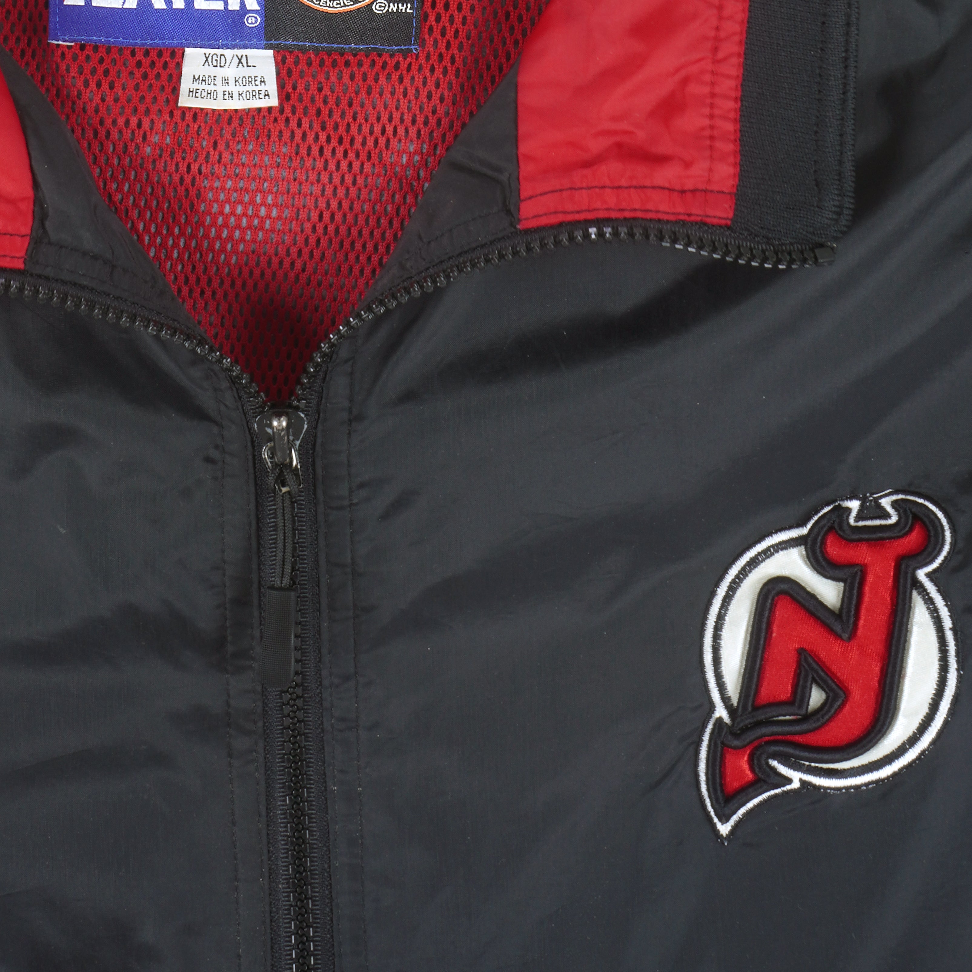 1990's NEW JERSEY DEVILS STARTER SATIN VARSITY JACKET XL