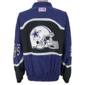 NFL (Pro Line) - Dallas Cowboys Zip-Up Windbreaker 1990s X-Large Vintage Retro Football