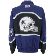 NFL (Pro Line) - Dallas Cowboys Zip-Up Windbreaker 1990s X-Large Vintage Retro Football