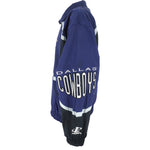 NFL (Pro Line) - Dallas Cowboys Zip-Up Windbreaker 1990s X-Large Vintage Retro Football