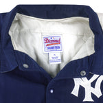 Starter - New York Yankees Button-Up Windbreaker 1990s X-Large Vintage Retro Baseball