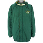 Starter - Green Bay Packers Hooded Jacket 1990s 2X-Large Vintage Retro Football