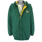 Starter - Green Bay Packers Hooded Jacket 1990s 2X-Large Vintage Retro Football