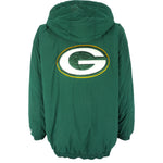 Starter - Green Bay Packers Hooded Jacket 1990s 2X-Large Vintage Retro Football