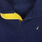 Nautica - Blue Competition 1/4 Zip Embroidered Sweatshirt 1990s 2X-Large Vintage Retro