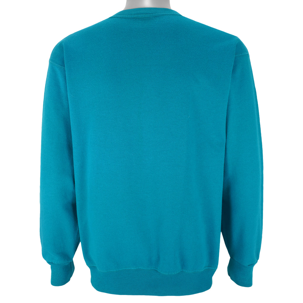 NFL - Miami Dolphins Crew Neck Sweatshirt 1990s Medium Vintage Retro Football