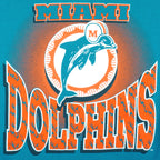 NFL - Miami Dolphins Crew Neck Sweatshirt 1990s Medium Vintage Retro Football