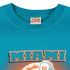 NFL - Miami Dolphins Crew Neck Sweatshirt 1990s Medium Vintage Retro Football