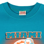 NFL - Miami Dolphins Crew Neck Sweatshirt 1990s Medium Vintage Retro Football
