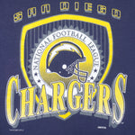 NFL - San Diego Chargers Crew Neck Sweatshirt 1993 X-Large Vintage Retro Football