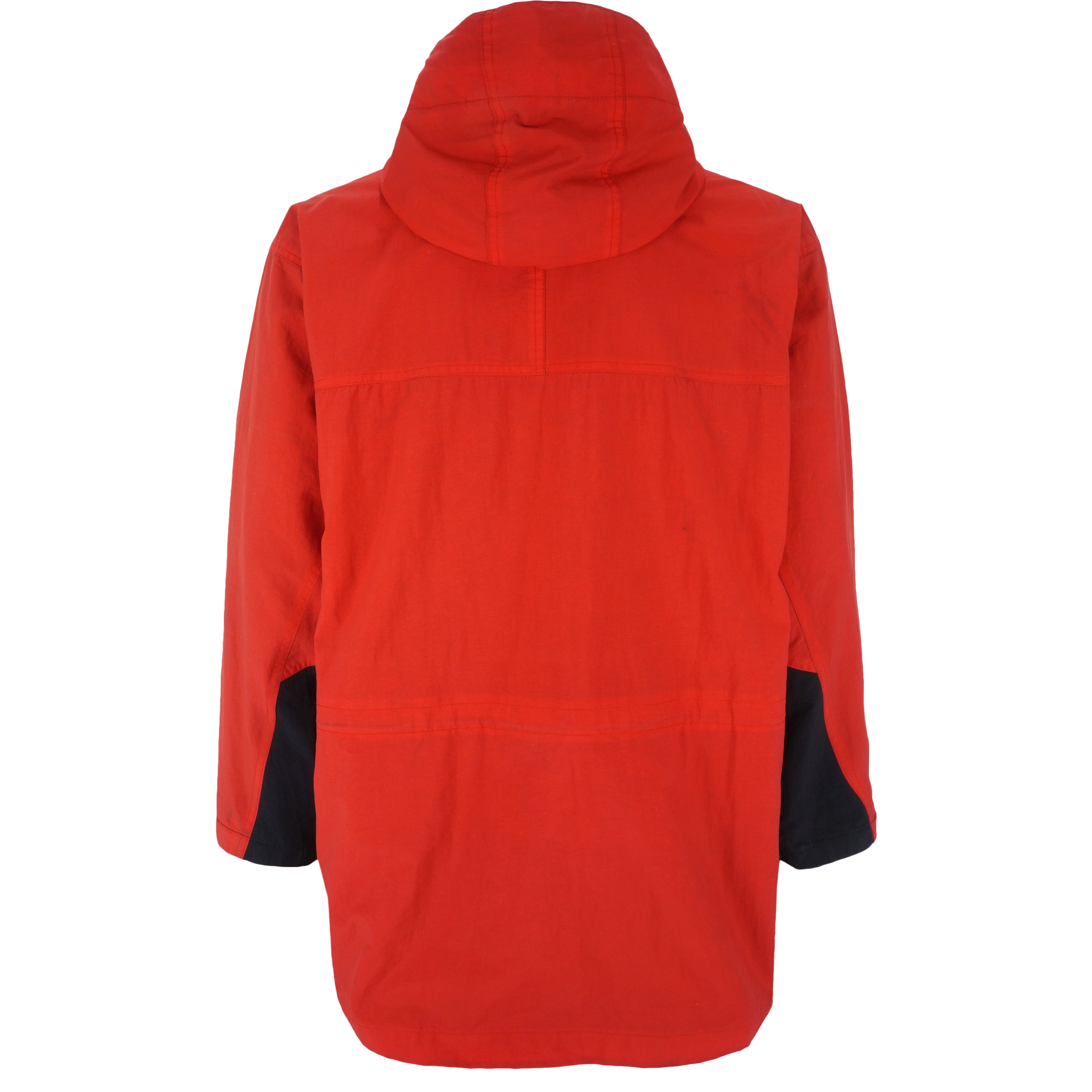 Vintage (Marlboro) - Red With Black Hooded Jacket 1990s X-Large Vintage Retro