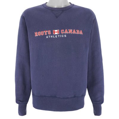 Vintage - Roots Canada Athletics Crew Neck Sweatshirt 1990s Medium