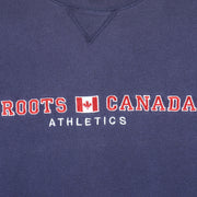 Vintage - Roots Canada Crew Neck Sweatshirt 1990s Medium Vintage Retro
