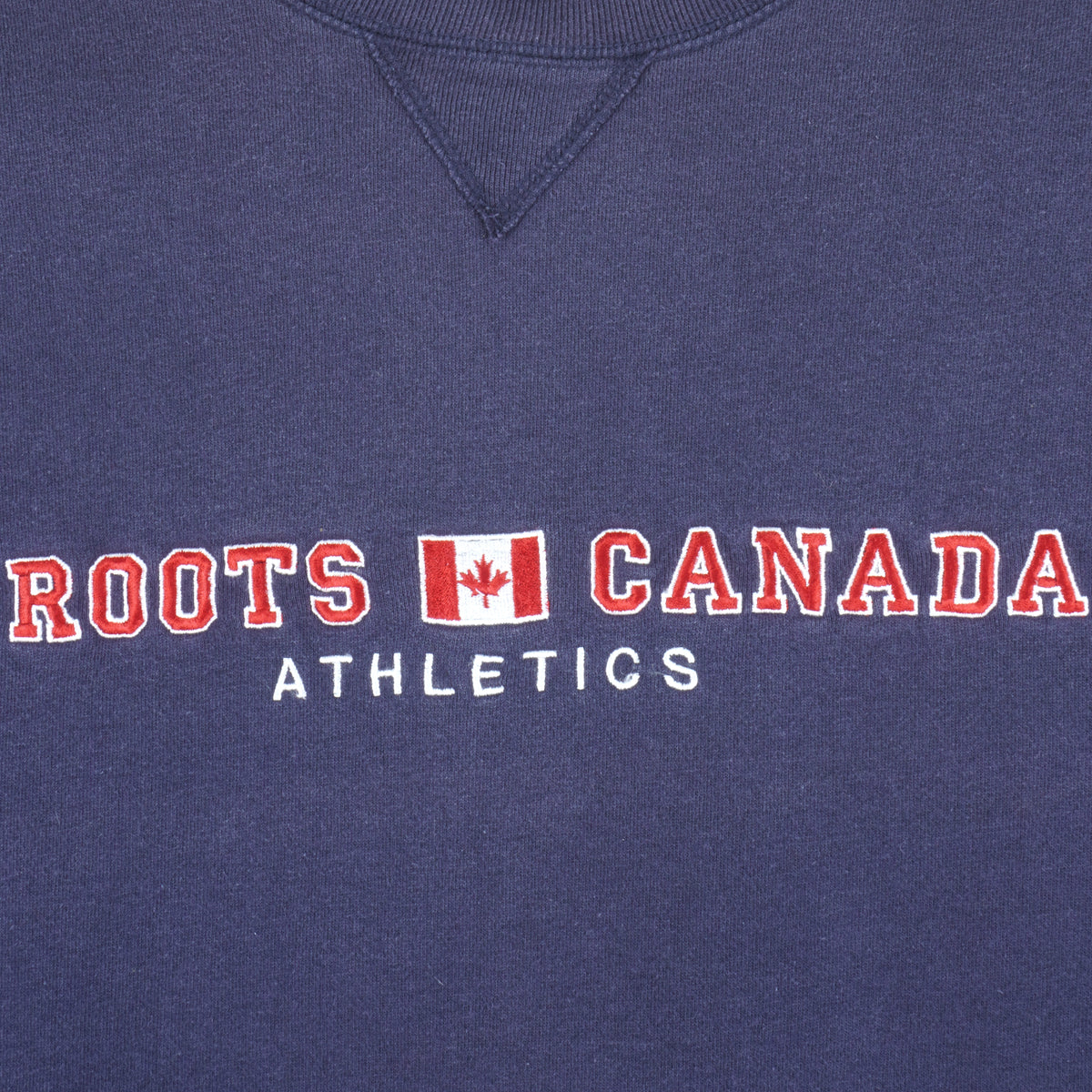 Vintage - Roots Canada Crew Neck Sweatshirt 1990s Medium Vintage Retro