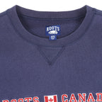 Vintage - Roots Canada Crew Neck Sweatshirt 1990s Medium Vintage Retro