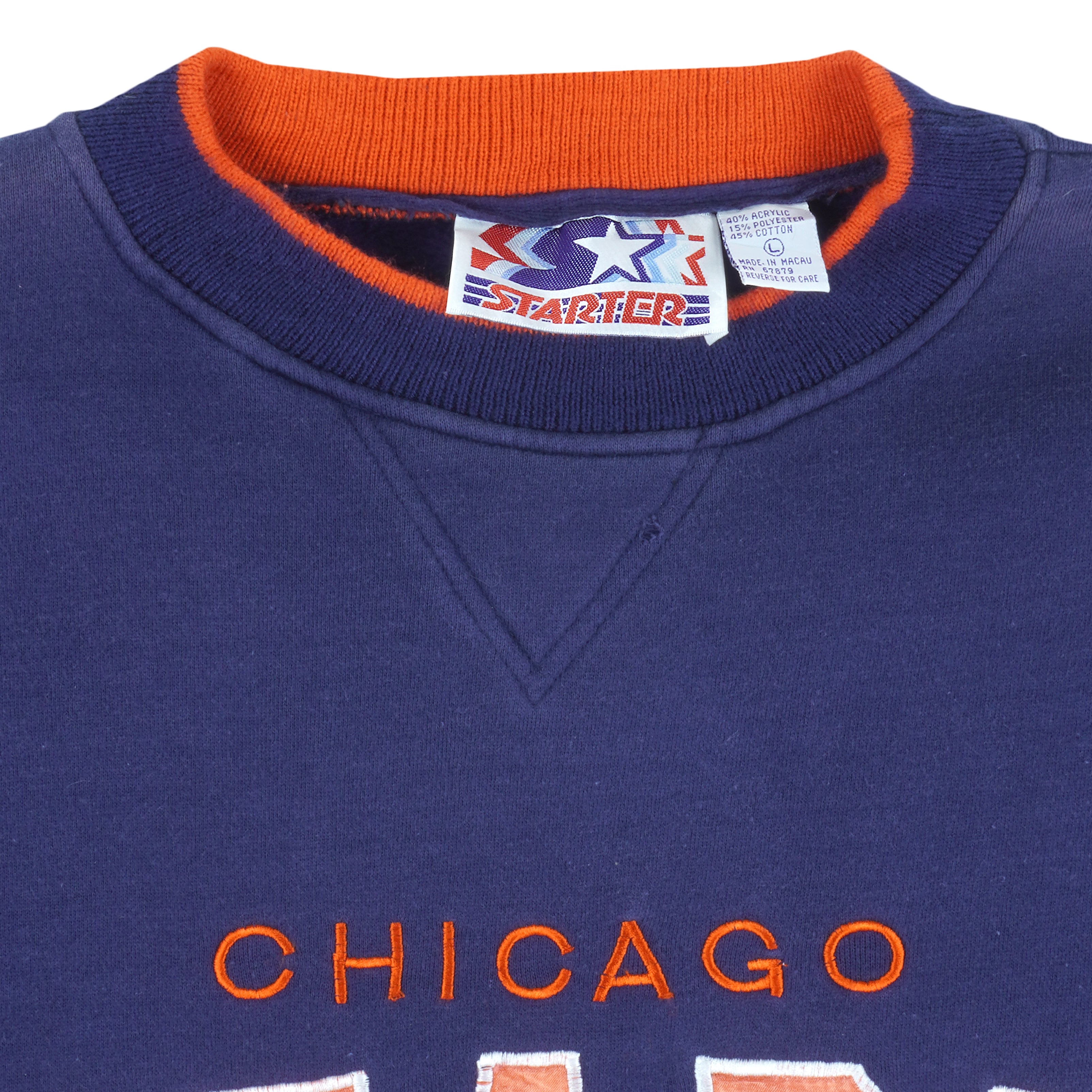 NFL - Chicago Bears Crew Neck Sweatshirt 1990s Large Vintage Retro Football