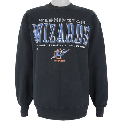 NBA (Pro Player) - Washington Wizards Crew Neck Sweatshirt 1990s Large