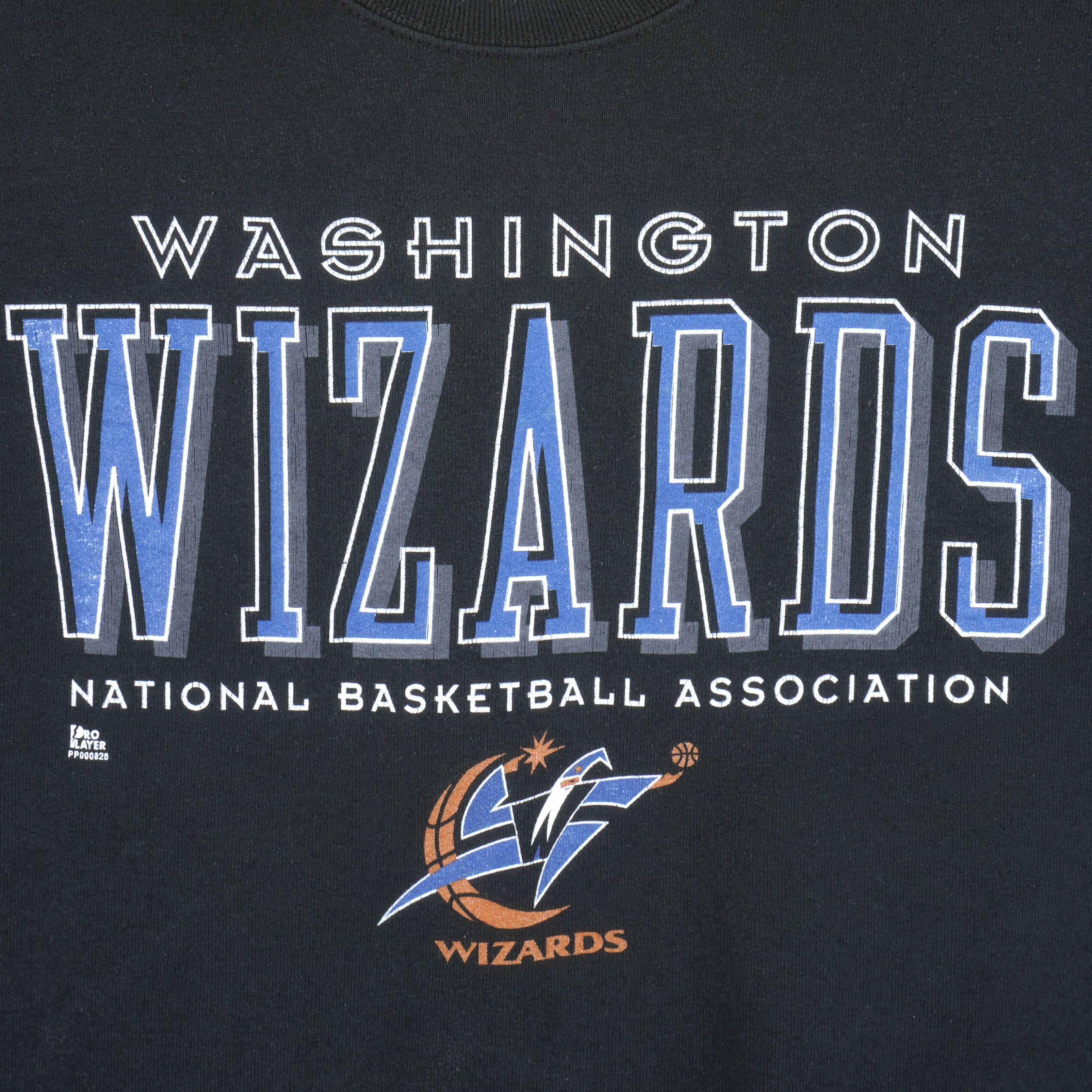 NBA (Pro Player) - Washington Wizards Crew Neck Sweatshirt 1990s Large Vintage Retro Basketball