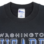 NBA (Pro Player) - Washington Wizards Crew Neck Sweatshirt 1990s Large Vintage Retro Basketball