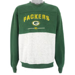 NFL - Green Bay Packers Embroidered Crew Neck Sweatshirt 1990s Large