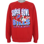 NFL - Buffalo Bills, Super Bowl 28th Crew Neck Sweatshirt 1991 2X-Large Vintage Retro Football