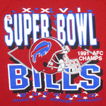 NFL - Buffalo Bills, Super Bowl 28th Crew Neck Sweatshirt 1991 2X-Large Vintage Retro Football