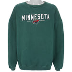 NHL - Minnesota Wild Embroidered Sweatshirt 2000s X-Large Vintage Retro Hockey