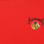 NHL (Lee) - Chicago Blackhawks Embroidered Crew Neck Sweatshirt 1990s X-Large Vintage Retro Hockey