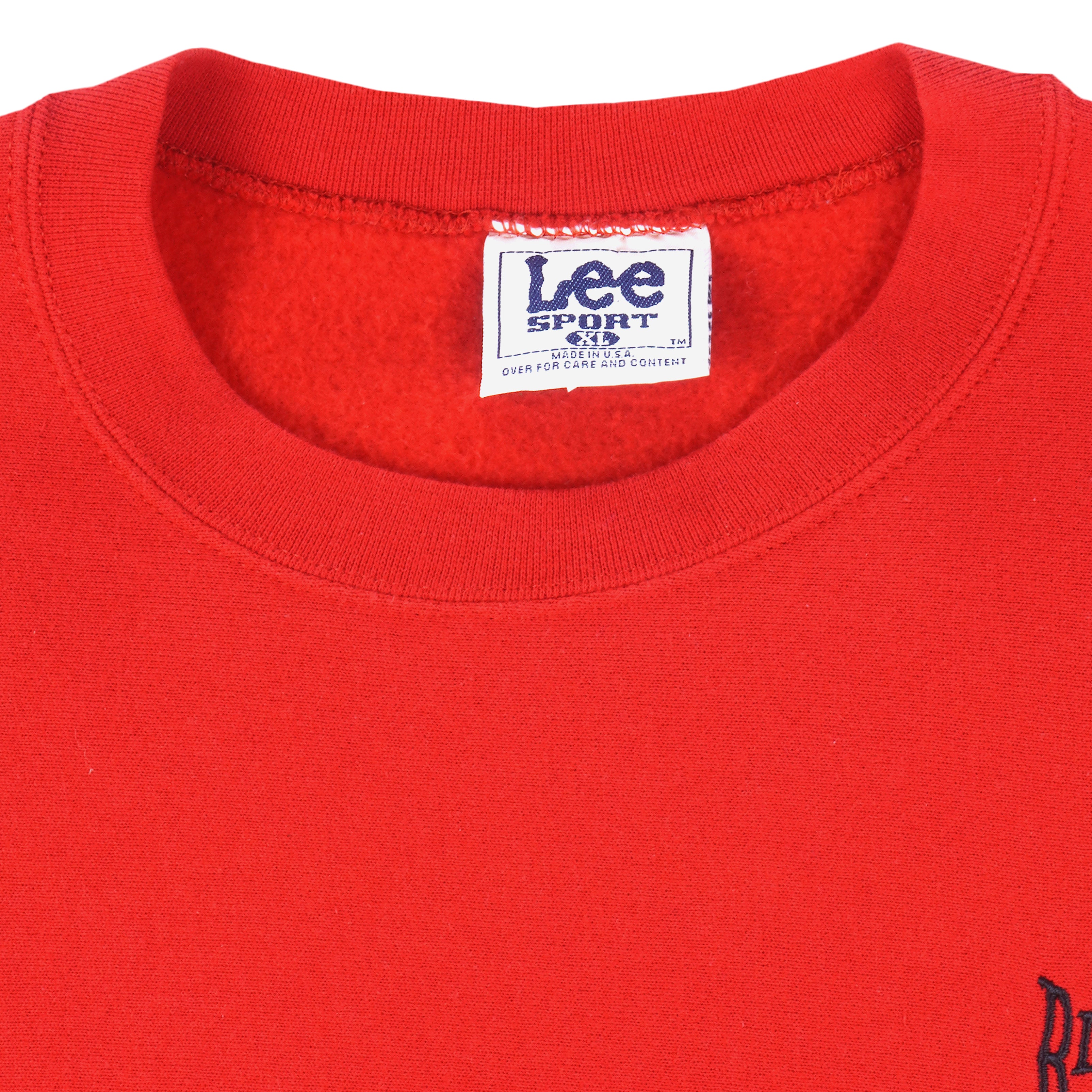 NHL (Lee) - Chicago Blackhawks Embroidered Crew Neck Sweatshirt 1990s X-Large Vintage Retro Hockey