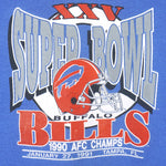 NFL - Buffalo Bills, AFC Champs, Super Bowl 25th Sweatshirt 1991 2X-Large Vintage Retro Football