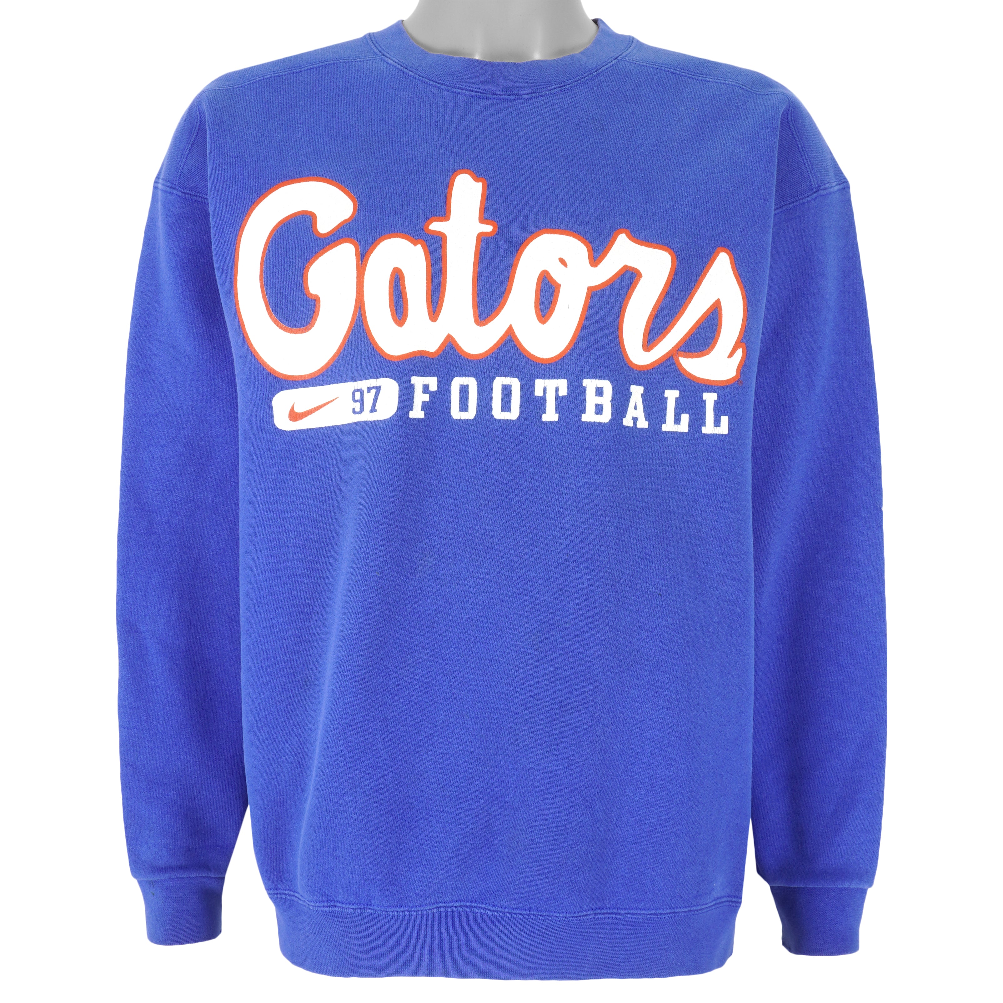 Nike - Florida Gators 97 Football Crew Neck Sweatshirt 1990s Medium Vintage Retro Football