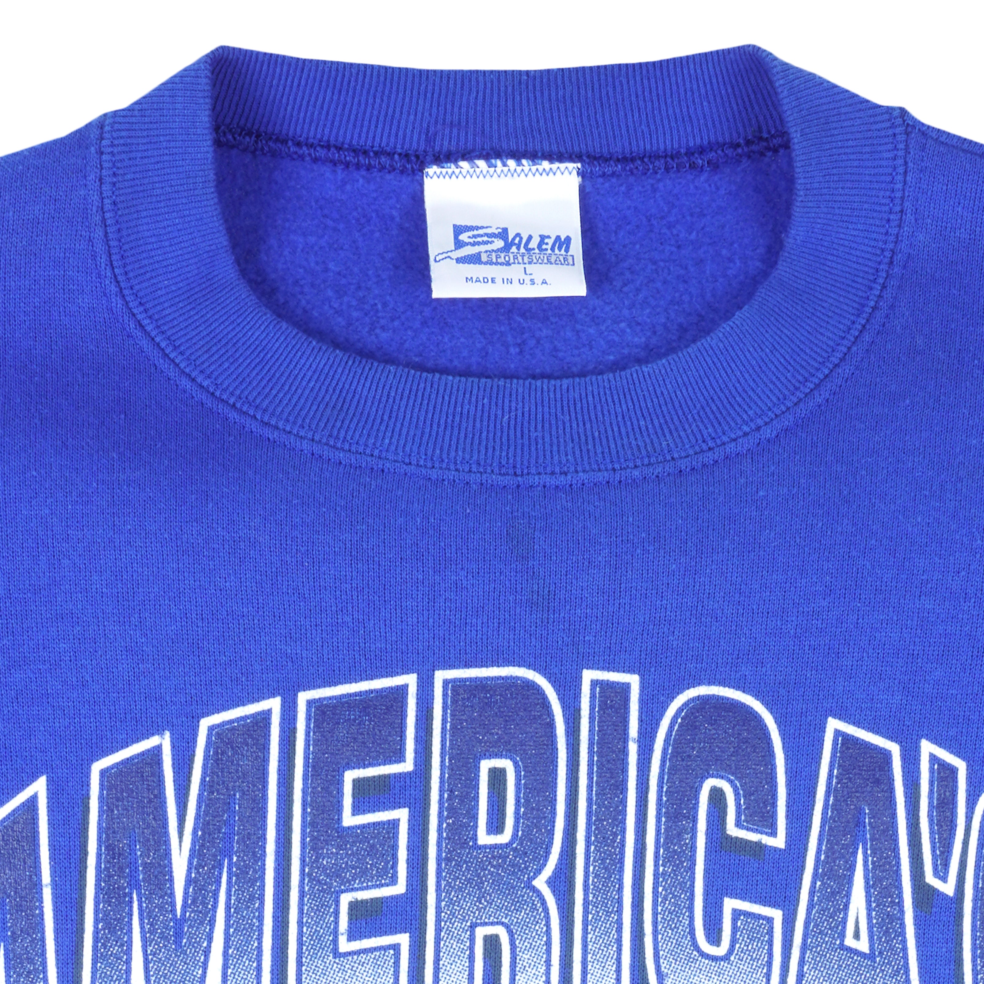 NFL (Salem) - Dallas Cowboys Spell-Out Sweatshirt 1990s Large Vintage Retro Football