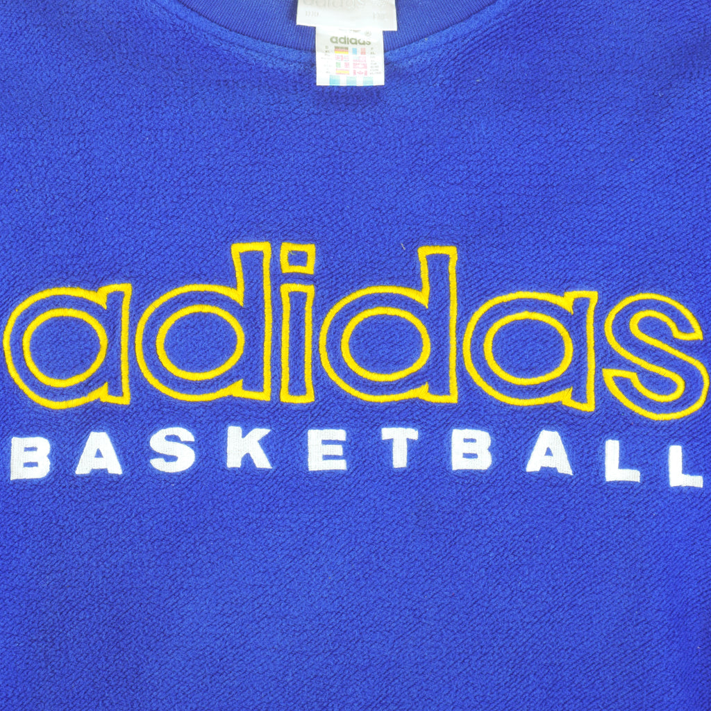 Adidas - Basketball Sweatshirt 1990s X-Large Vintage Retro Football