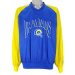 NFL (Logo 7) - St. Louis Rams, Game Day Pullover Windbreaker 1990s Large
