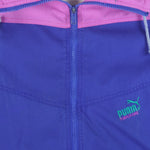 Puma - Green, Pink & Blue Colorblock Jacket 1990s X-Large Vintage Retro