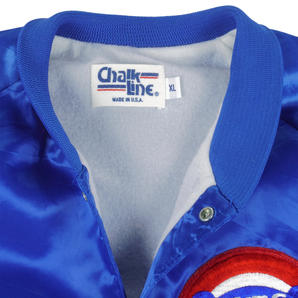 MLB (Chalk Line) - Chicago Cubs Button-Up Jacket 1990s X-Large Vintage Retro Baseball
