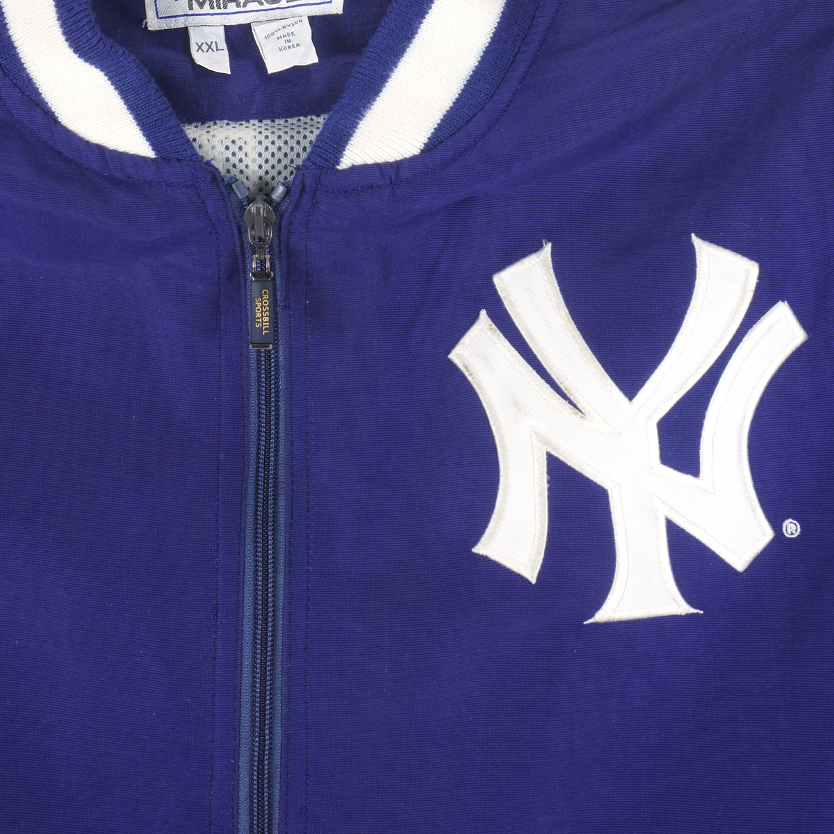MLB - New York Yankees Zip-Up Jacket 1990s 2X-Large Vintage Retro Baseball