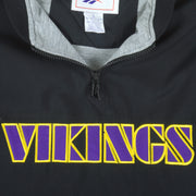 Reebok - Minnesota Vikings 1/4 Zip Windbreaker 1990s Large Vintage Retro Football