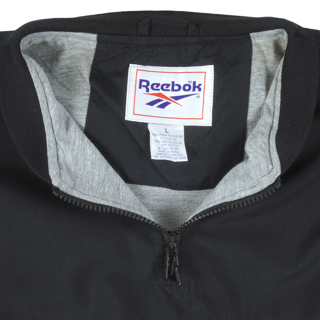 Reebok - Minnesota Vikings 1/4 Zip Windbreaker 1990s Large Vintage Retro Football