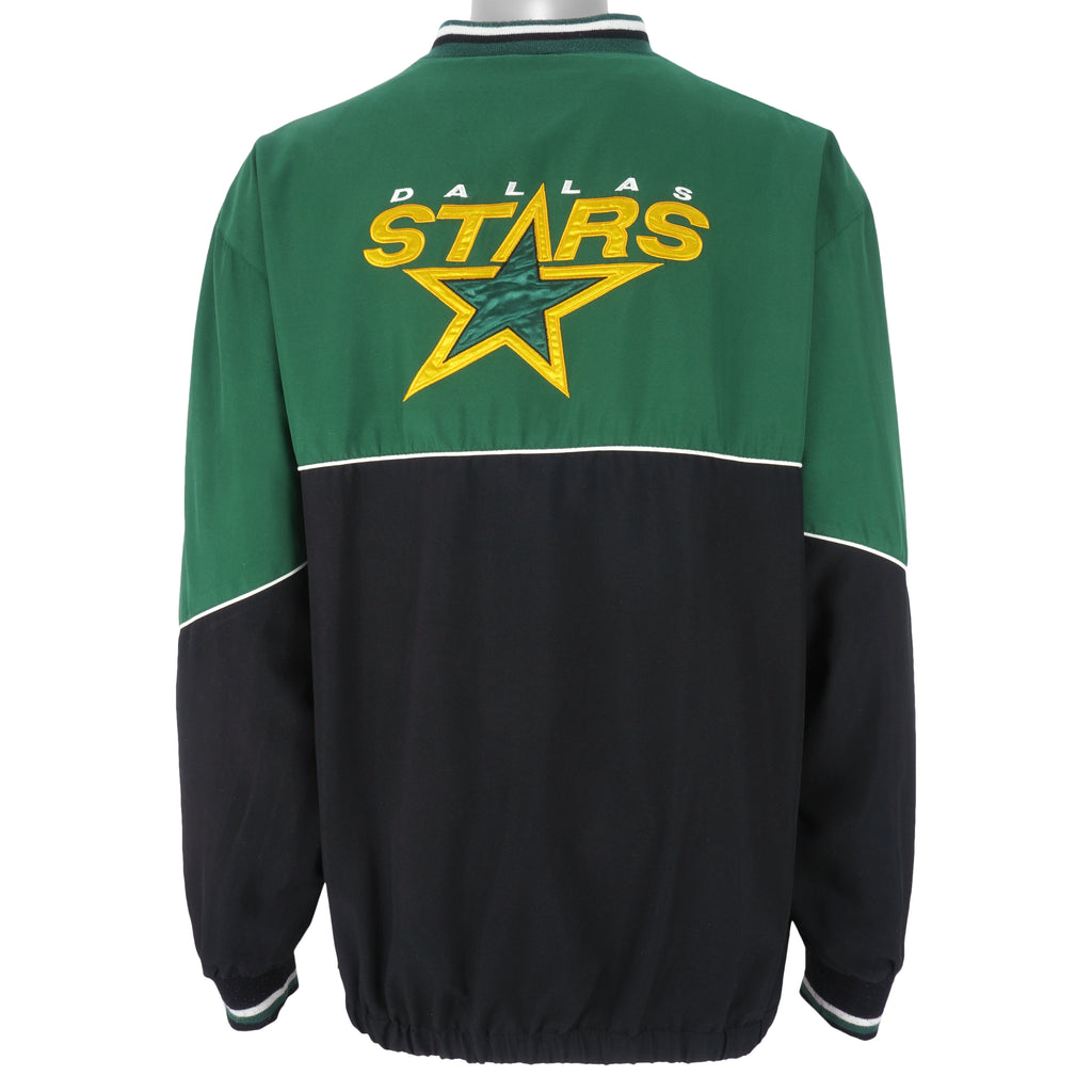 NHL - Dallas Stars Embroidered Pullover Windbreaker  1990s 2X-Large Vintage Retro Hockey